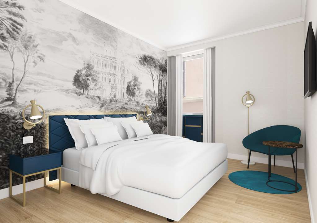 Nh Collection Roma Fori Imperiali Hotel Room photo A bedroom at the hotel