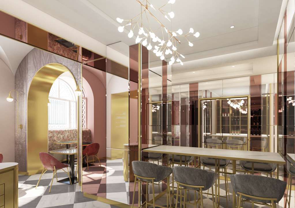 Nh Collection Roma Fori Imperiali Hotel Restaurant photo The interior of the new station