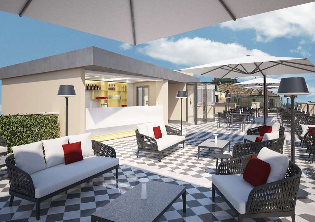 Nh Collection Roma Fori Imperiali Hotel Amenities photo Rooftop bar